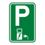 Parkeerplaats voorbehouden voor elektrisch opladen