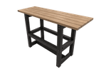 Buiten bartafel met krukken (4, 6 of 8) - gerecycled kunststof