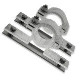 Rohrschellen Ø48mm 2er-Set - für Alform Schilder