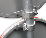 Rohrschellen Ø48mm 2er-Set - für Alform Schilder