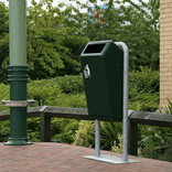 Bammens Capitole Prestige buitenafvalbak 50 liter groen