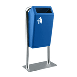 Bammens Capitole Prestige buitenafvalbak 50 liter blauw