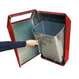 Bammens Capitole Prestige buitenafvalbak 50 liter rood