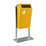 Bammens Capitole Prestige 50L jaune – Poubelle extérieure robuste