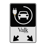 Parkeerbord Elektrisch laden in huisstijl - reflecterend