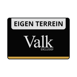 Eigen terrein bord in huisstijl - reflecterend