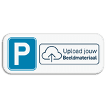 Parkeerbord met je eigen logo - 500x200mm