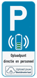 Parkeerbord E9 elektrisch laden + eigen tekst en logo