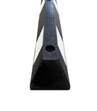 Parkeerstop TS‑ECO – Gerecycleerd rubber – 1830mm – Witte reflectie