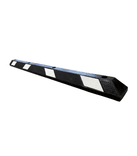 Butée de parking TS-ECO en caoutchouc recyclé réfléchissant blanc et noir – 183 cm