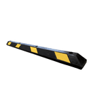 Butée de parking TS-ECO en caoutchouc recyclé jaune et noir réfléchissant – 183 cm