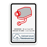 Camerabord België - wet van 21 maart 2007 - met logo - 2-talig