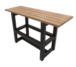 Buitentafel verhoogd gerecycled kunststof - type London - Bicolor