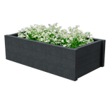 Jardinière rectangulaire Rotterdam – Plastique 100% recyclé