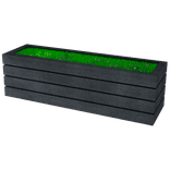 Jardinière rectangulaire Agora – Plastique 100% recyclé
