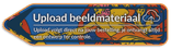 Informatiebord pijl reflecterend met je eigen opdruk