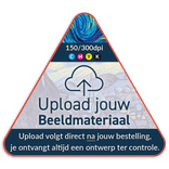 Informatiebord driehoek reflecterend met je eigen opdruk