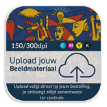 Informatiebord vierkant 225x225 reflecterend met je eigen opdruk