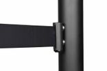 Fermeture magnétique pour poteaux à sangle rétractable noirs
