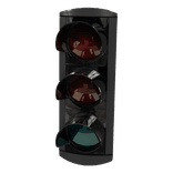 Verkeerslicht LED 3x Ø210mm TS-ALU-3