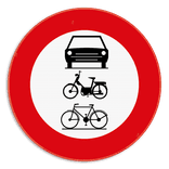 Informatiebord rond reflecterend met je eigen opdruk