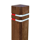 Diamantkoppaal - Quartz Brown - Gerecycleerd kunststof - met reflecterende bandjes