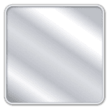 Panneau de signalisation vierge carré en aluminium - plusieurs dimensions