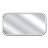 Panneau de signalisation vierge format horizontal 4:2 en aluminium - plusieurs dimensions