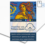 Plaque en aluminium personnalisée – impression sur mesure