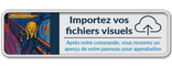 Panneau réfléchissant 1100×300 mm – impression personnalisée (fichier client requis)