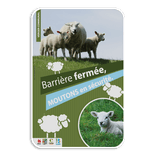 Panneau d'information 2:3 réfléchissant avec votre propre impression