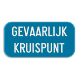 Verkeersbord SB250 G type IV onderbord - Beperking of verbod - 400x200mm