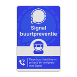 Verkeersbord Signal buurtpreventie officieel 2:3 - reflecterend