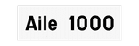Plaque en aluminium personnalisée – impression sur mesure