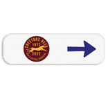 Straatnaambord 700x200mm reflecterend met je eigen opdruk