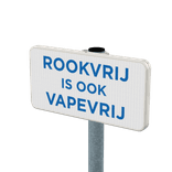 Bord Rookvrij is ook Vapevrij - Rookvrije Generatie