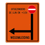Verkeersbord SB250 F39 - 1100x1300 - ontwerp op maat