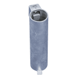 Grondpot met vergrendelingsmechanisme ø60mm - voor buis- en kettingpalen - 300mm