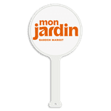 Panneau à main réfléchissant avec votre visuel