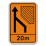 Panneau d'information 2:3 réfléchissant - impression personnalisée (fichier client requis)