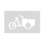 Wegmarkering spuitmal PVC (5mm) - Sjabloon bakfiets