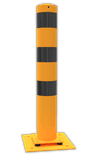 Neigbare Poller - Ø152mm - Gelb/Schwarz