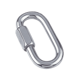 Verbindingsschakel met schroefdraad RVS Ø 6mm