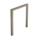 Arceau vélo en matériau recyclé 60x60mm – 3 coloris