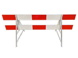 Afzethek kunststof 250cm rood wit reflecterend