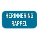 Verkeersbord SB250 G type VIId onderbord - Aanvulling op verkeersborden voor stilstaan en parkeren - 400x200mm