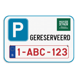Informatiebord 3:2 reflecterend met je eigen opdruk