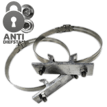 Kit de support variable - Anti-vol  en acier inoxydable (2 pièces)