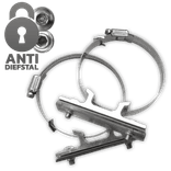 Kit de support variable - Anti-vol  en acier inoxydable (2 pièces)