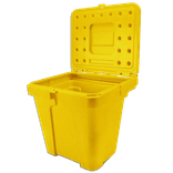 Bac à sel 100L compact – stockage extérieur pour gel et verglas